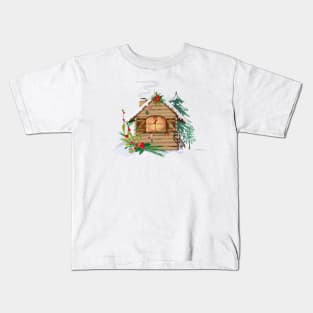 Christmas hut Kids T-Shirt
